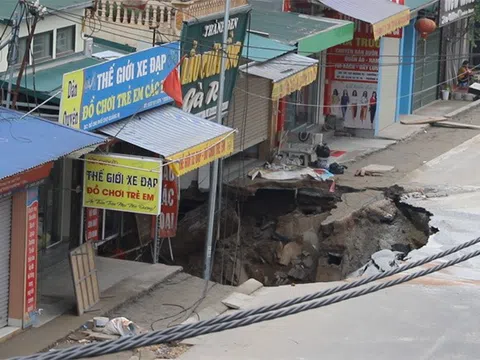 Đã xác định được nguyên nhân gây ra “hố tử thần” rộng hơn 100m2 ở Hà Nội