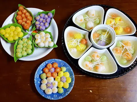 Cách làm bánh trôi, bánh chay đầy sáng tạo trong ngày Tết Hàn thực