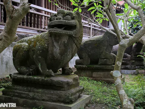 Kỳ lạ 10 linh thú đá nghìn năm tuổi canh gác chùa Phật Tích