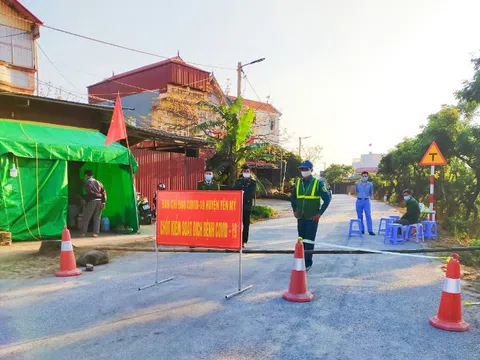Phong tỏa thôn có 2 ca mắc COVID-19 ở Hưng Yên