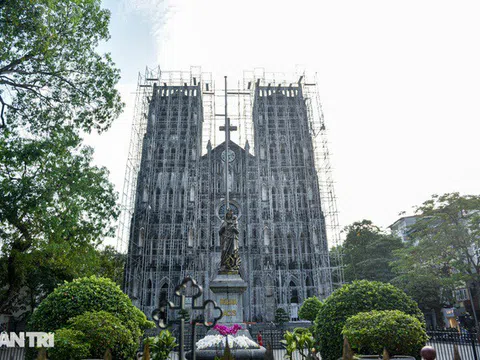 Những hình ảnh cuối cùng của Nhà thờ lớn Hà Nội trước ngày "khoác áo mới"