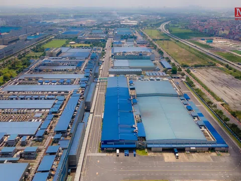 Toàn cảnh KCN Yên Phong nằm trong vùng cách ly