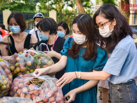 Người dân Hà Nội đổ xô đi giải cứu nông sản Bắc Giang