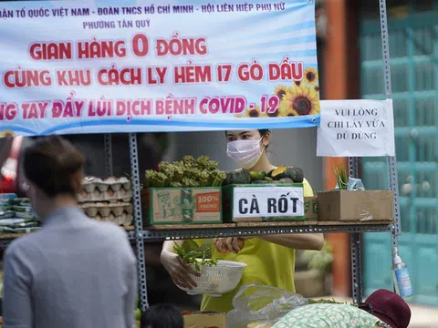 ‘Siêu thị 0 đồng’ lan tỏa tình người giữa mùa dịch tại TP Hồ Chí Minh