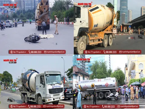 Hà Nội: Xe bồn chở bê tông “náo loạn” phố phường Hà Nội