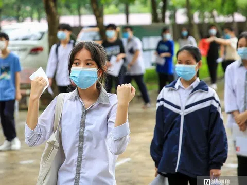 Hà Nội: Không khí thi tuyển sinh vào lớp 10 tại khu vực tâm dịch