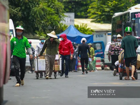 Hà Nội: Người lao động vật lộn mưu sinh dưới cái nắng "cháy da, cháy thịt"