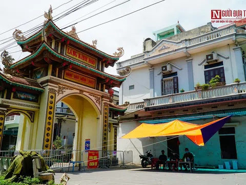 Bên trong khu vực phong toả gần 2000 dân tại huyện Mỹ Đức