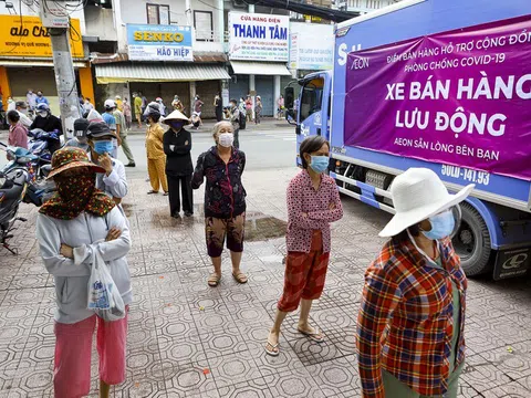 ‘Siêu thị di động' giải quyết thực phẩm cho người dân TP.HCM