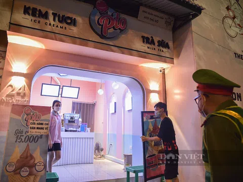 Hà Nội: Công an nhắc nhở, hàng loạt cửa hàng vội vàng đóng cửa trước 0h ngày 19/7