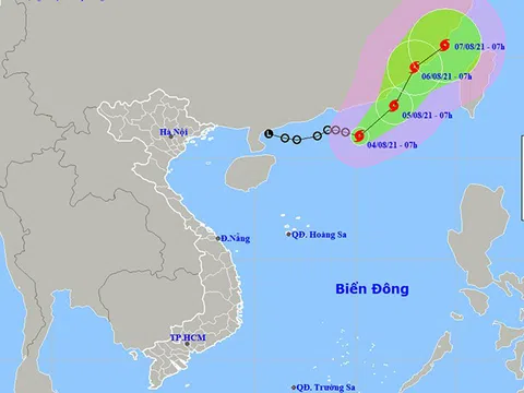 Biển Đông chính thức hứng bão số 4 Lupit