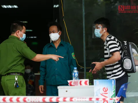 Hà Nội: Trích xuất camera truy vết người liên quan đến ca nghi mắc Covid-19 ở Linh Đàm