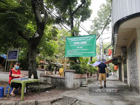 Hà Nội: Nhiều chung cư, khu tập thể thiết lập "vùng xanh" để bảo vệ cư dân trước dịch Covid-19