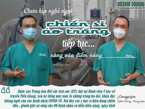 Chưa kịp nghỉ ngơi, chiến sĩ áo trắng tiếp tục xông vào điểm nóng