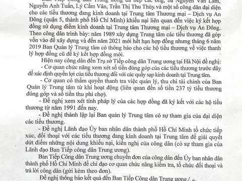 Thủ tướng yêu cầu tiếp tục tập trung giải quyết đơn thư khiếu nại, tố cáo