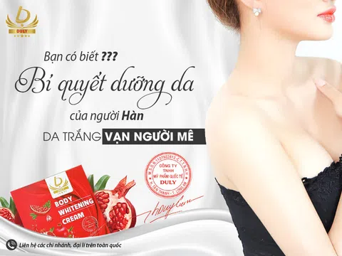 Thương hiệu kem body lựu đỏ được nhiều chị em săn lùng nhất