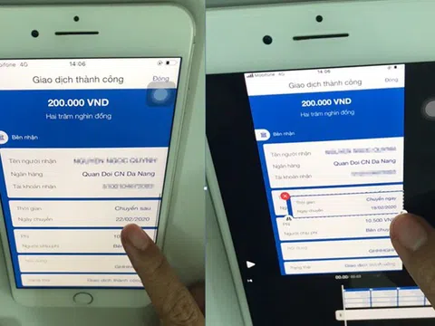 Đà Nẵng: Cảnh báo chiêu thức chỉnh sửa lệnh chuyển tiền trên Smart Banking để chiếm đoạt Iphone