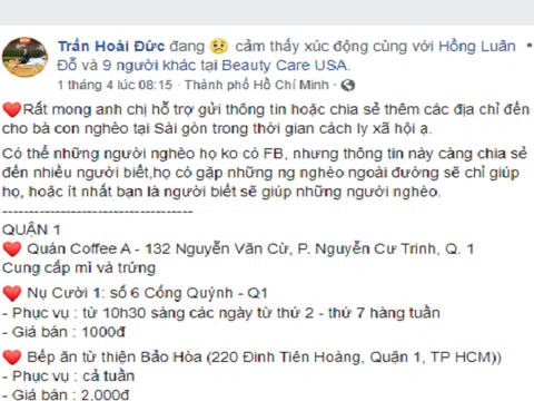 Tổng hợp những quán cơm miễn phí, quán cơm 2000đ ở TP HCM