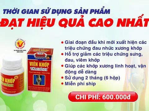 Vì sao Viên khớp Tâm Bình có tác dụng giảm đau nhanh?