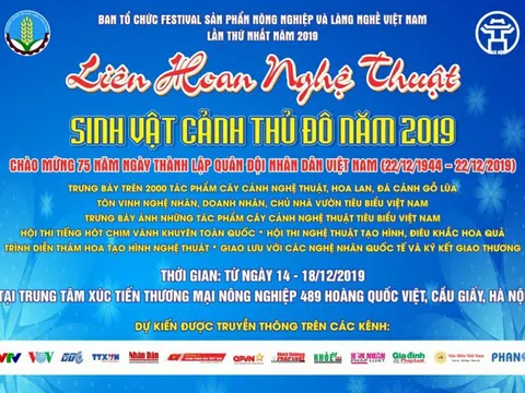 Hà Nội: Chuẩn bị diễn ra Liên hoan Nghệ thuật "Sinh Vật Cảnh Thủ" đô năm 2019